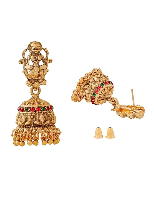 Antique Gold Plated Temple Jewelry Set