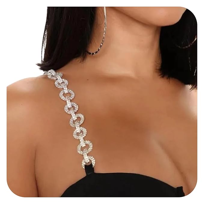 Rhinestone Bra Straps for Women