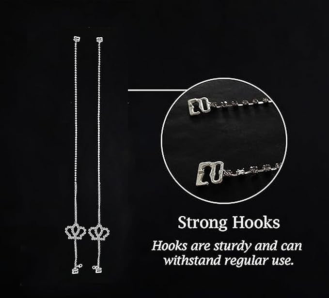 Adjustable Rhinestone Bra Straps for Women