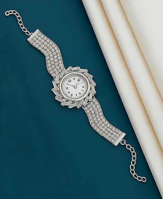 Luxury Crystal Watch & Bracelet Set