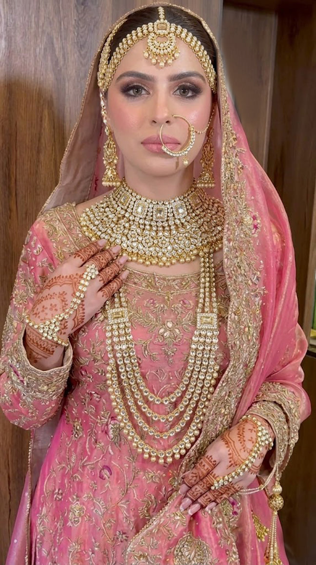 Ethnic Kundan Bridal Jewelry Set