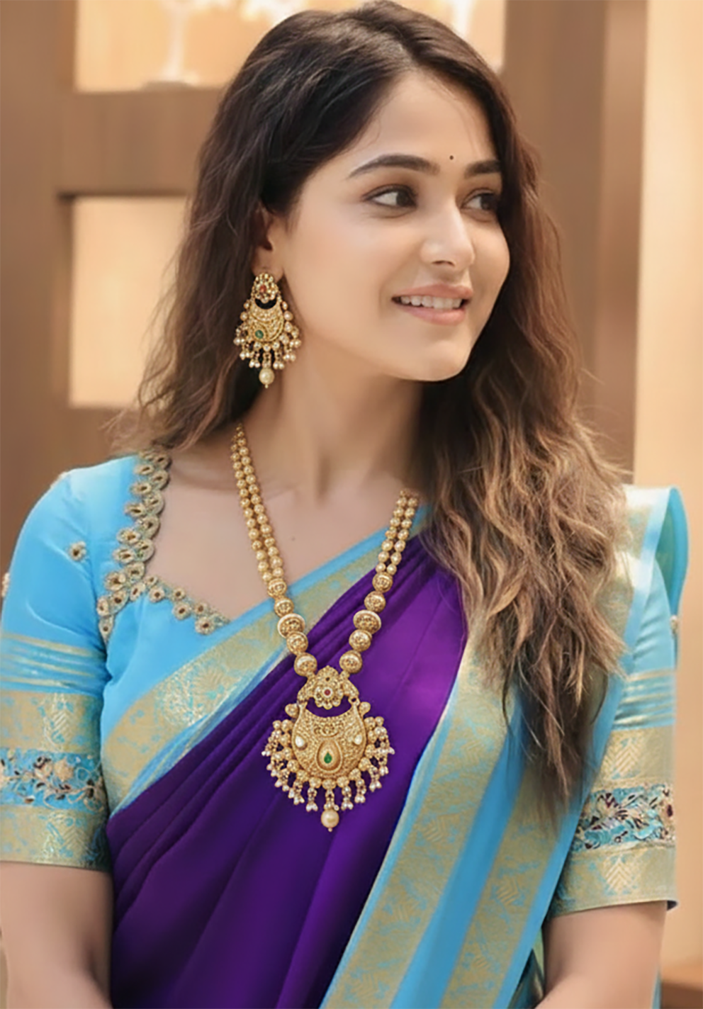 Gold Plated Traditional Jewelry Set