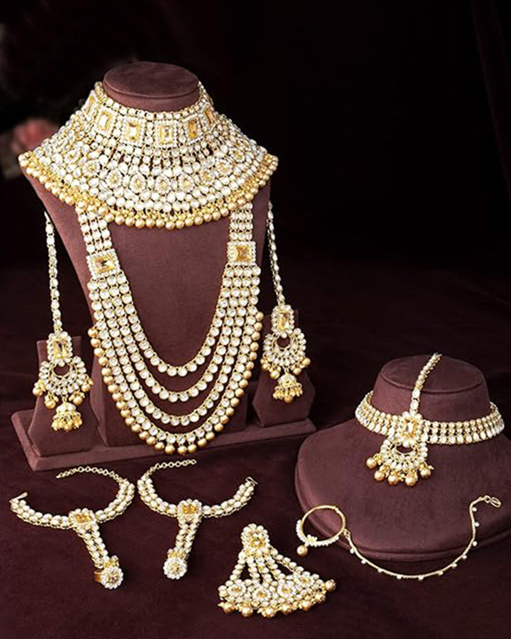 Ethnic Kundan Bridal Jewelry Set