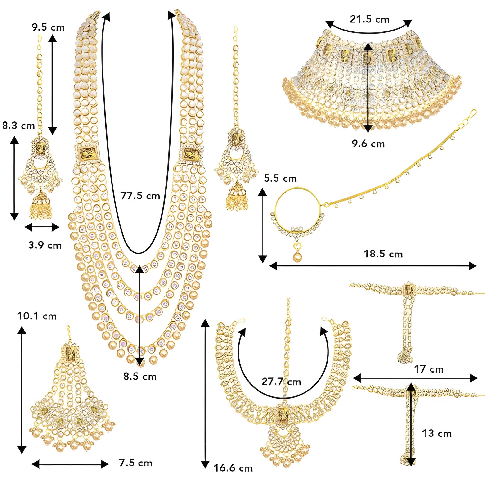 Ethnic Kundan Bridal Jewelry Set