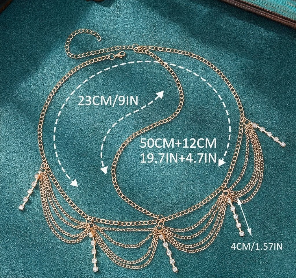 Head Chain / Hair Braid Accessory