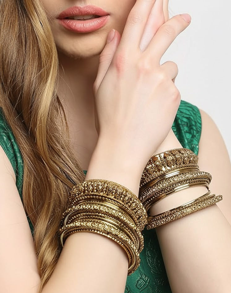 Fashion Latest Antique Set of 26 Stylish Traditional Bangle for Women