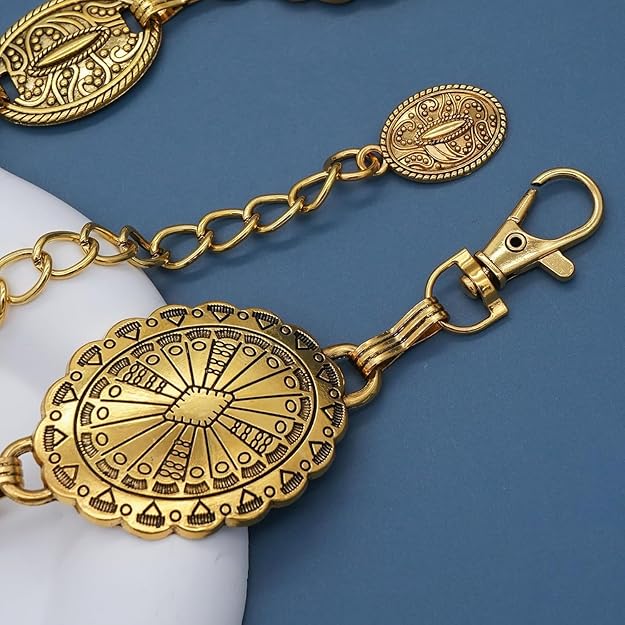 Stylish Gold Plated Waist Belt for Women and Girls