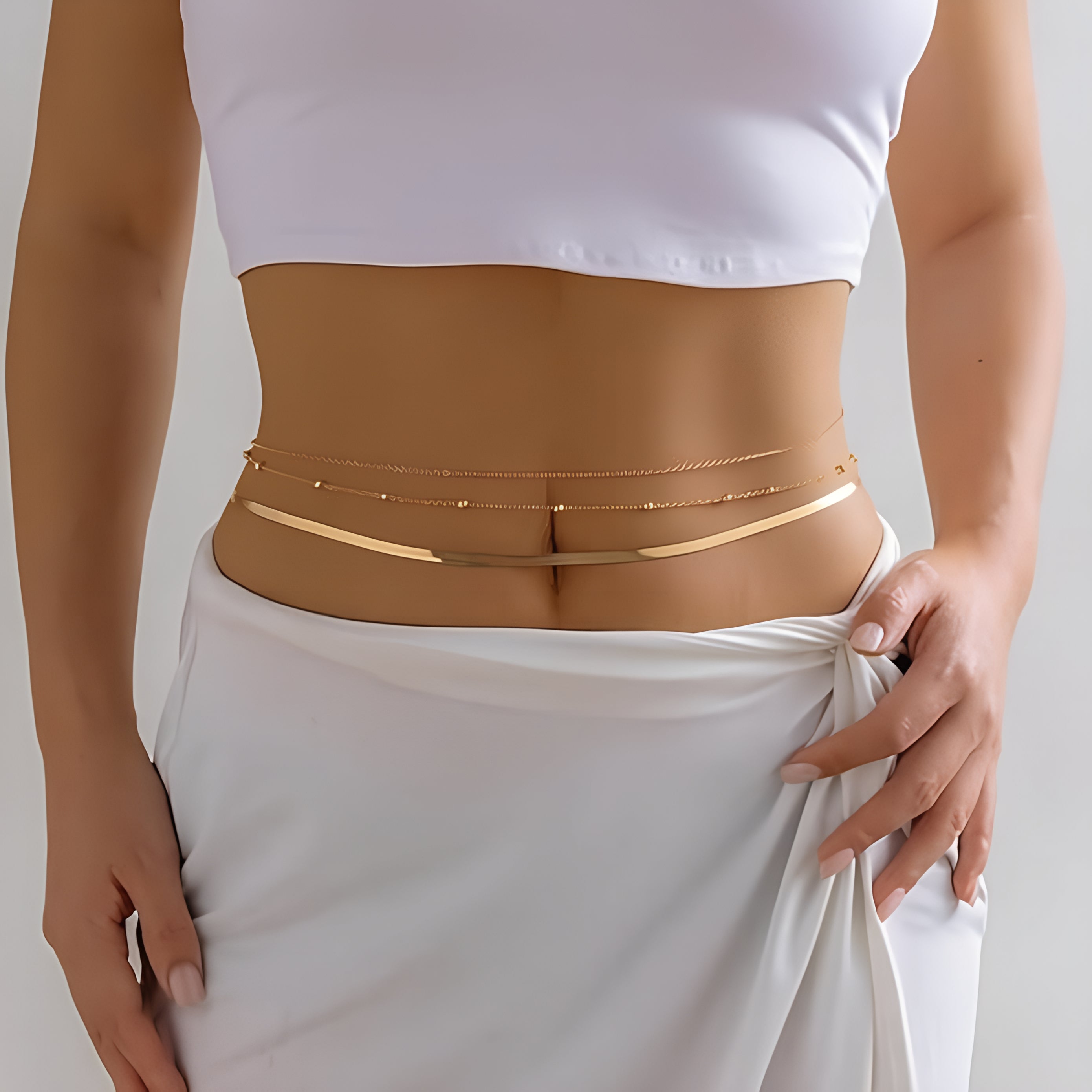 Adjustable Waist Hip Body Belly Chain