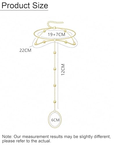 1 Pair Luxury Gold plated Anklet Toe Ring Chain Adjustable