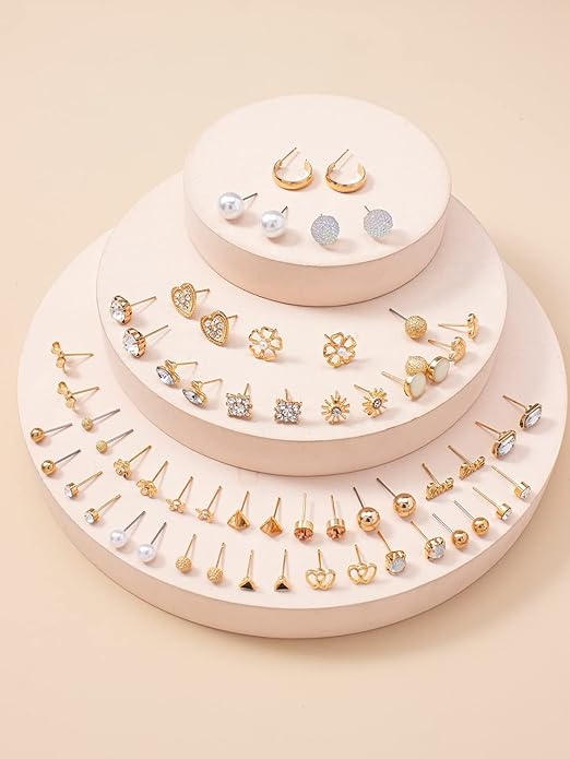 Latest Stylish 30 Pairs Earrings Combo Set  for Women and Girls