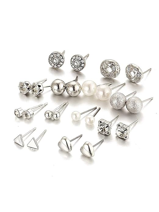 24 pairs Combo of Earrings for Girls and Women