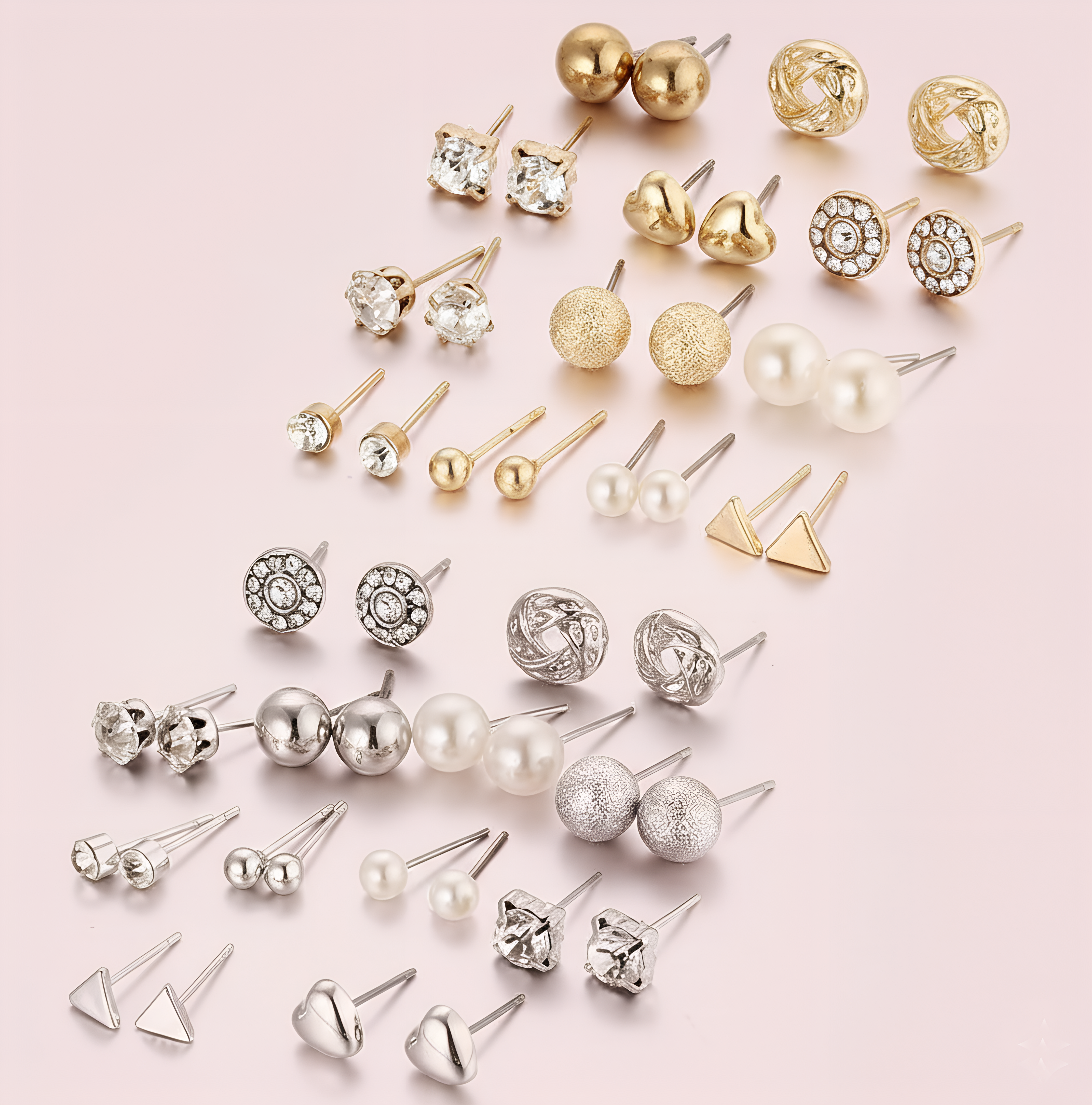 24 pairs Combo of Earrings for Girls and Women