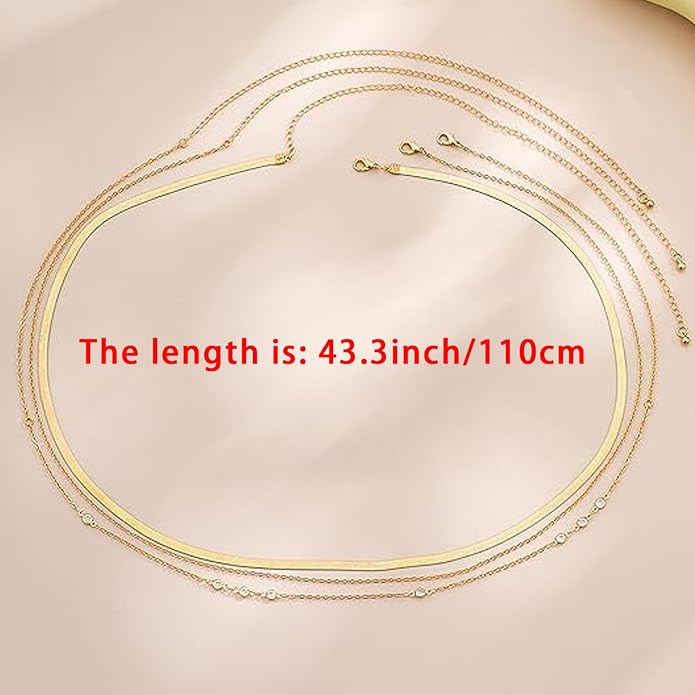 Adjustable Waist Hip Body Belly Chain